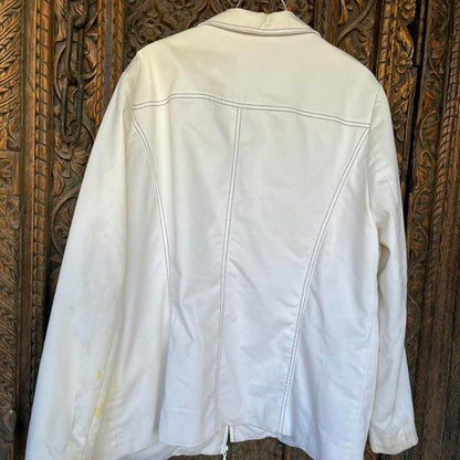 Vintage white Alfred Dunner jacket preowned Large