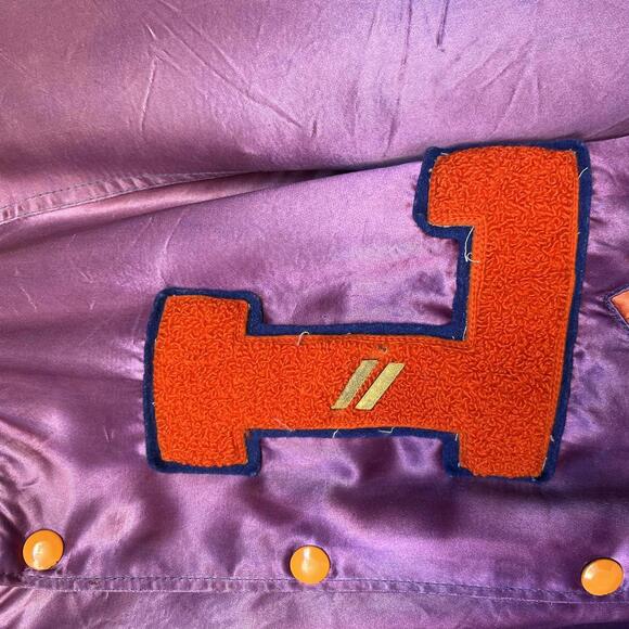 Vintage 1950s Landry HS Letter snap up jacket