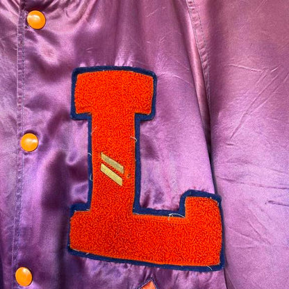 Vintage 1950s Landry HS Letter snap up jacket
