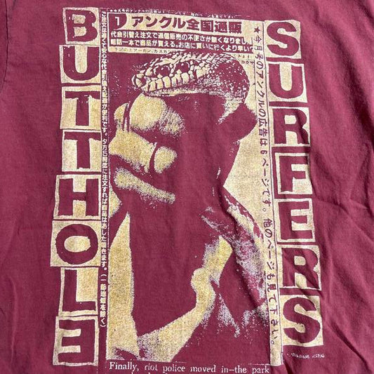 Butthole Surfers Preowned Large Band T-shirt