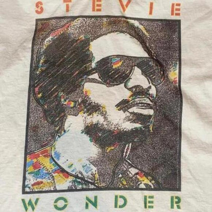 Stevie Wonder PreOwned Small White Shirt