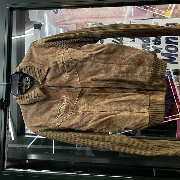 vintage cowhide leather jacket