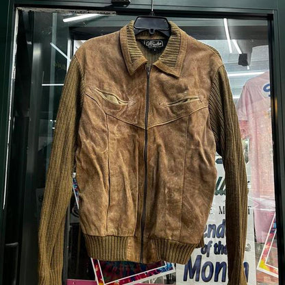 vintage cowhide leather jacket