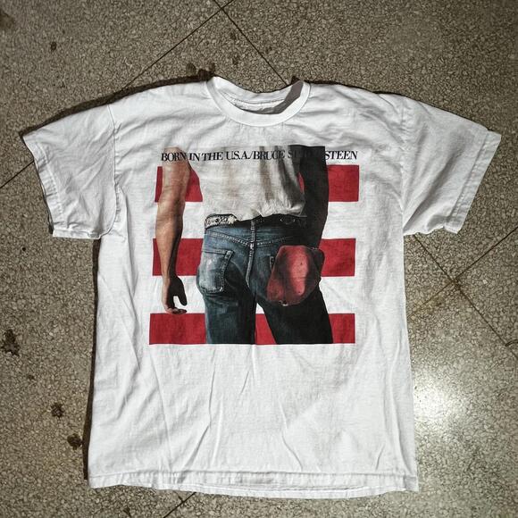Bruce Springsteen Preowned Large Band T-shirt