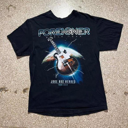 Foreigner PreOwned Small Band TShirt