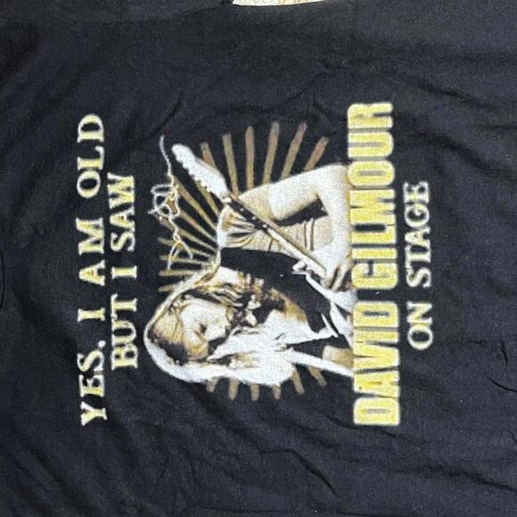 David Gilmore Preowned Large Band T-shirt