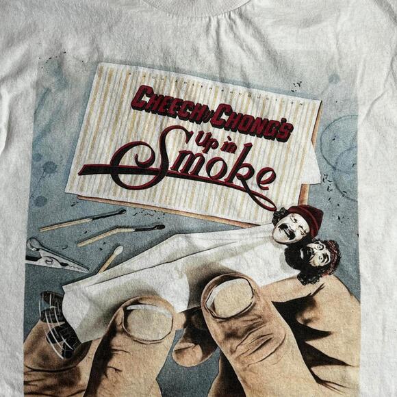 Cheech Chong Preowned Large Band T-shirt