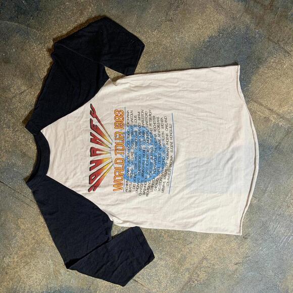 1983 Journey Tour Raglan Preowned Large T-shirt