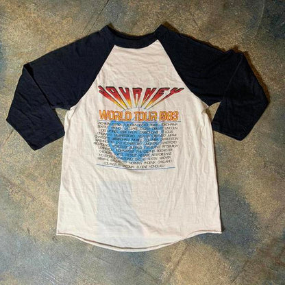 1983 Journey Tour Raglan Preowned Large T-shirt