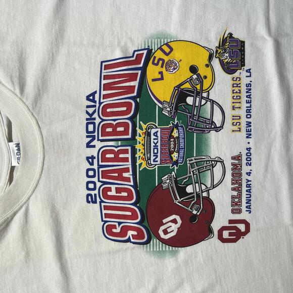 Super Bowl 2004 preowned XLarge Band T-shirt