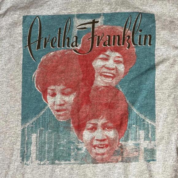 Aretha Franklin preowned Large Band T-shirt