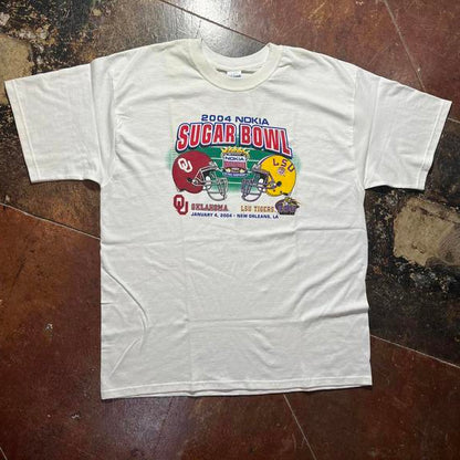 Super Bowl 2004 preowned XLarge Band T-shirt