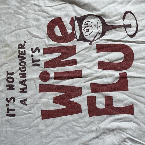 Wine Flu preowned Large T-shirt