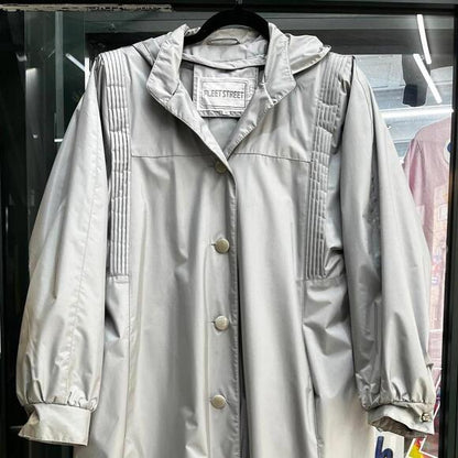 FleetStreet Long Silver Coat size 10