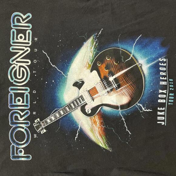 Foreigner PreOwned Small Band TShirt