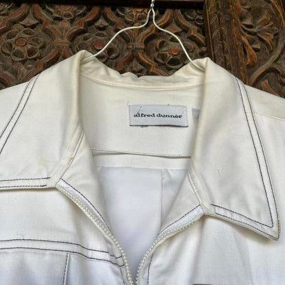 Vintage white Alfred Dunner jacket preowned Large