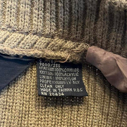 vintage cowhide leather jacket