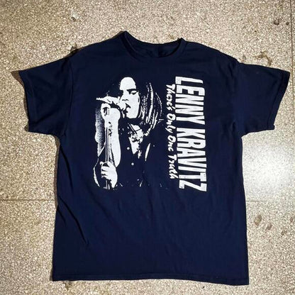 Lenny Kravitz Preowned Large Band T-shirt