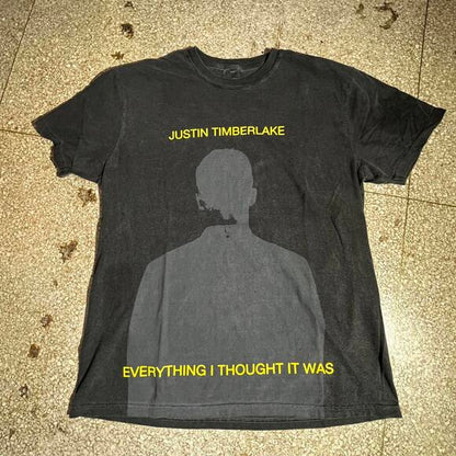 Justin Timberlake  Preowned Large Band T-shirt