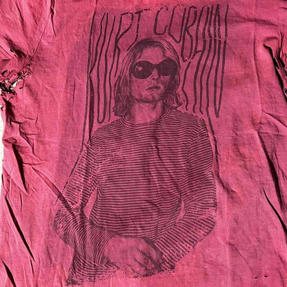 Kurt Cobain distressed Preowned Medium Band T-shirt