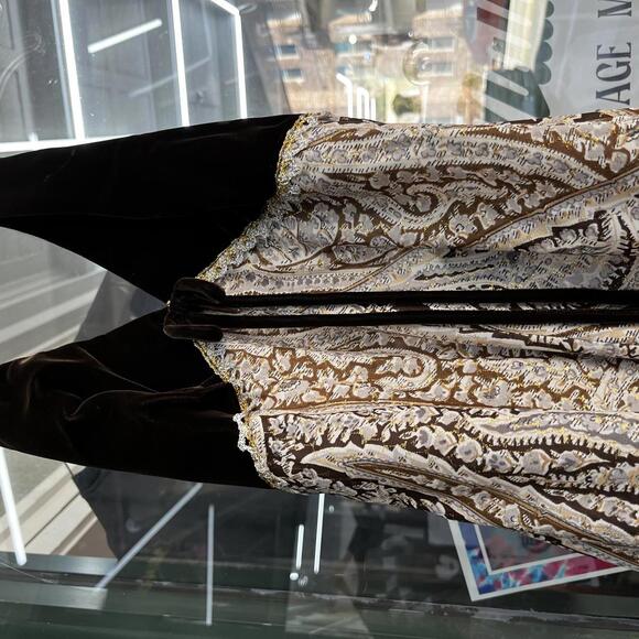 Vintage brown floral preowned dress