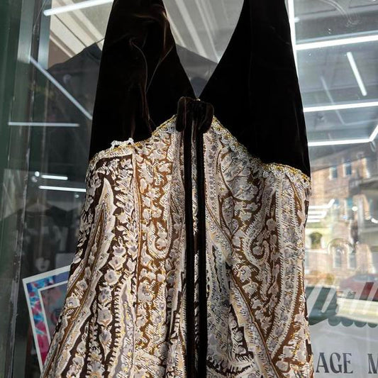 Vintage brown floral preowned dress