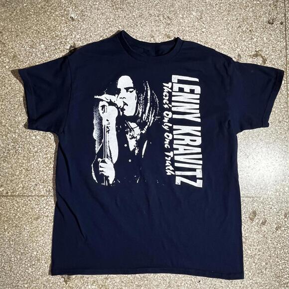 Lenny Kravitz Preowned Large Band T-shirt