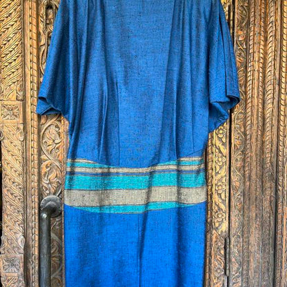 Vintage blue and teal preowned dress