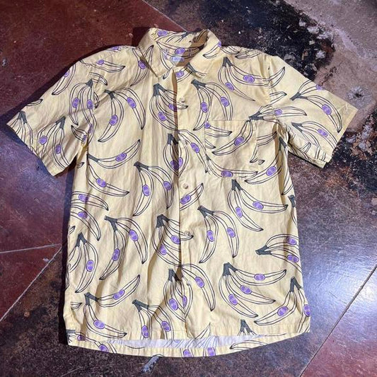 Hello banana button down PreOwned small Band shirt
