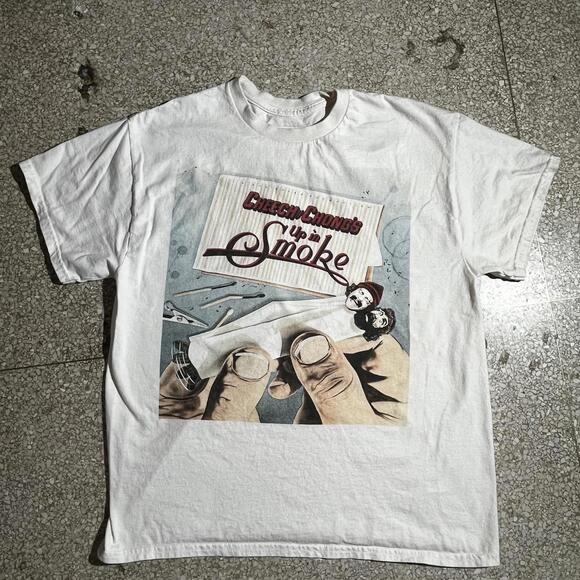 Cheech Chong Preowned Large Band T-shirt