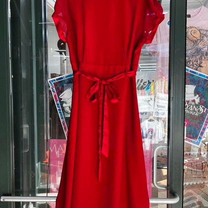 Vintage Robbie Bee Size 10 preowned red dress
