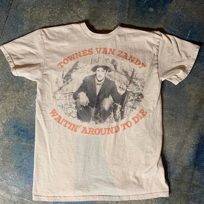 Townes Van zandt  Medium Graphic Preowned T-shirt