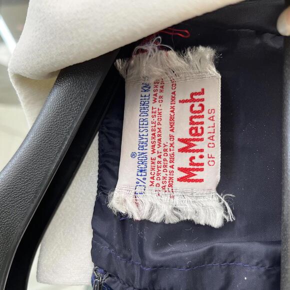 Vintage Mr. Mench Collared Navy preowned dress