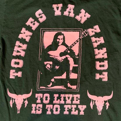 Townes Van zandt  Preowned Large T-shirt
