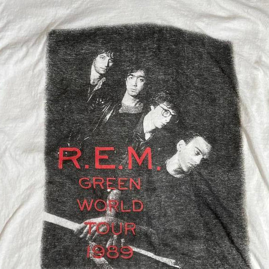 REM preowned Large Band T-shirt