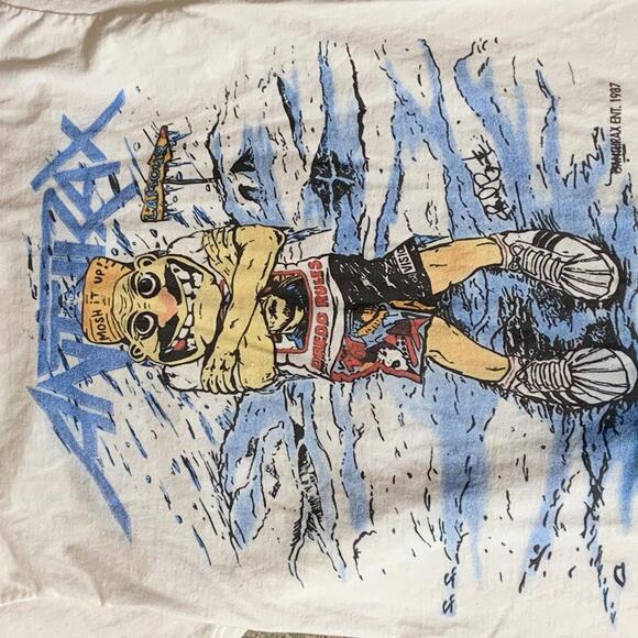 Anthrax Medium Graphic Preowned T-shirt