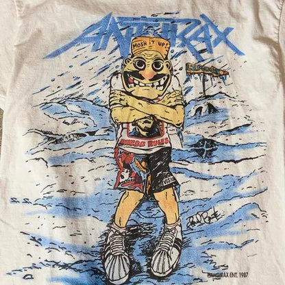 Anthrax Medium Graphic Preowned T-shirt