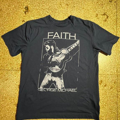 George Michael Preowned Medium Band T-shirt