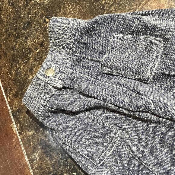 Kids 2T 60s/70s vintage denim blue boys suit