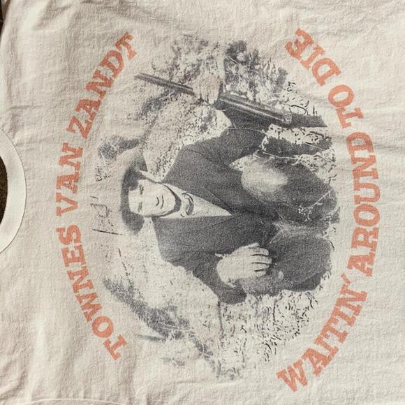 Townes Van zandt  Medium Graphic Preowned T-shirt