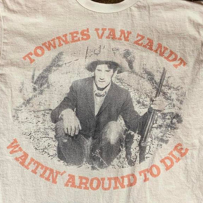 Townes Van zandt  Medium Graphic Preowned T-shirt