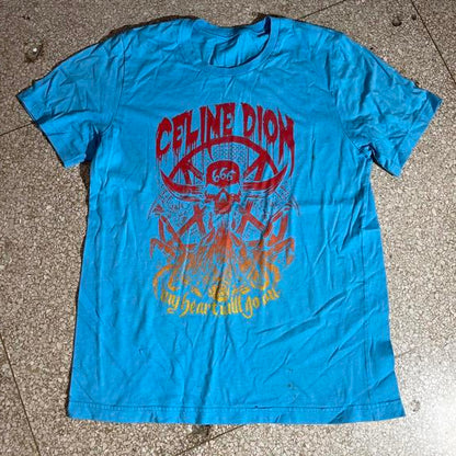Celine Dion preowned Large Band T-shirt