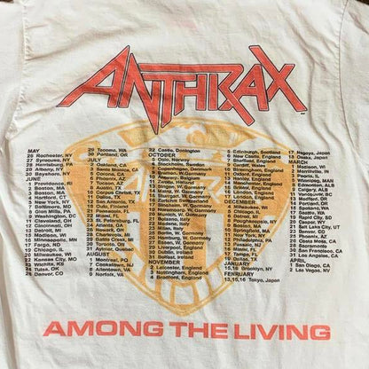 Anthrax Medium Graphic Preowned T-shirt