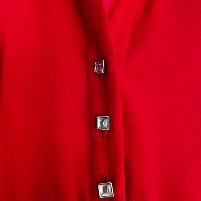 Vintage Robbie Bee Size 10 preowned red dress