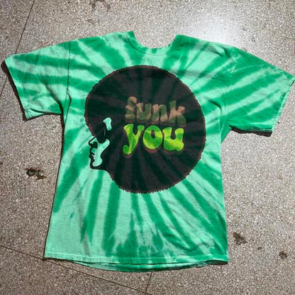Funk You Tie Dye Preowned Large T-shirt