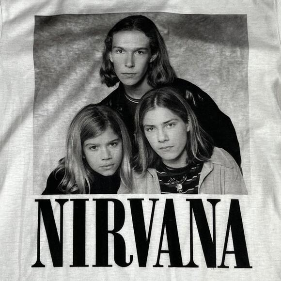 Nirvana/Hanson Preowned Large Band T-shirt