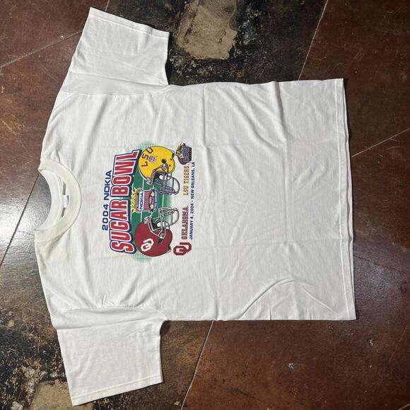 Super Bowl 2004 preowned XLarge Band T-shirt