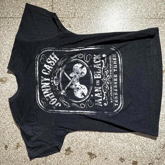 Johnny Cash Preowned Large Band T-shirt