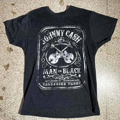 Johnny Cash Preowned Large Band T-shirt