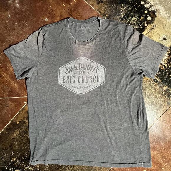 Jack Daniels and Eric Church Preowned 2XL Band T-shirt